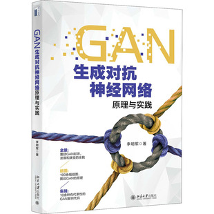 北京大学出版 GAN生成对抗神经网络原理与实践 社 新华书店正版 著 图书籍 基础医学专业科技 李明军