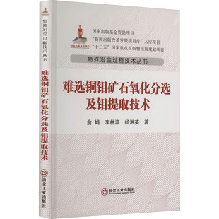 杨洪英 著 冶金工业出版 俞娟 社 图书籍 李林波 新华书店正版 难选铜钼矿石氧化分选及钼提取技术 冶金工业专业科技