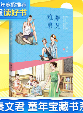 难兄难弟 秦文君 著 儿童文学少儿 新华书店正版图书籍 湖南少年儿童出版社