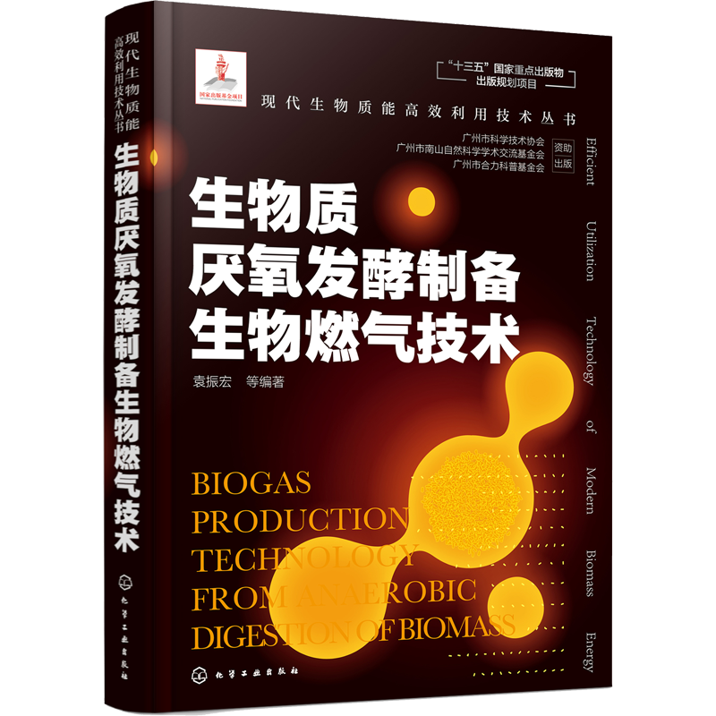 生物质厌氧发酵制备生物燃气技术 袁振宏 等 编 能源与动力工程专业科技 新华书店正版图书籍 化学工业出版社