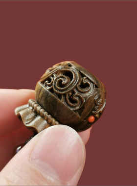 阿根廷绿囊挂件包挂钥匙