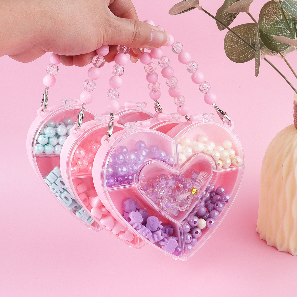 儿童串珠玩具DIY女孩穿珠