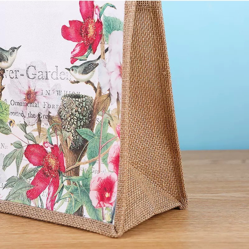 重阳节亲子活动蝶古巴特麻布包手提袋DIY手工自制帆布包团建暖场