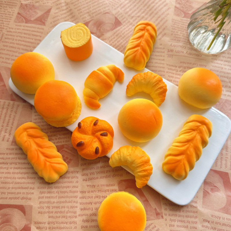 仿真迷你面包慢回弹食物