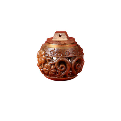 绿檀木DIY创意文玩镂空香