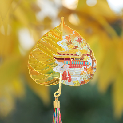 舟山普陀山冰箱贴佛顶山普济寺法雨寺磁吸贴寺庙文创AR书签礼品