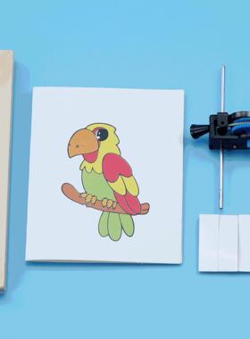 diy笼中鸟科学实验幼儿手工自制发明科技小制作材料SETM教育玩具