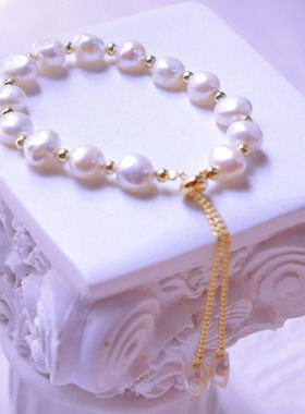 diy材料包巴洛克珍珠手链高级感复古优雅气质手串暖场手工沙龙精