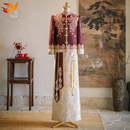 秀禾服2025新款 龙凤褂唐装 中式 古装 新郎结婚服接亲敬酒服大码 男士