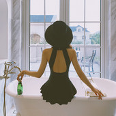 法式 连体泳装 泳衣女遮肚显瘦ins风温泉新款 性感仙女范V领露背裙式