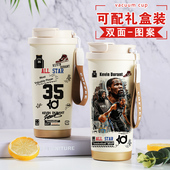 篮球水杯杜兰特周边创意个性 保温杯球迷手办比赛纪念杯子定制礼物