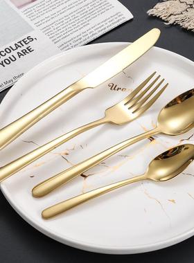 Thickened 304 Steak Knife and Fork Set Hotel Western Food