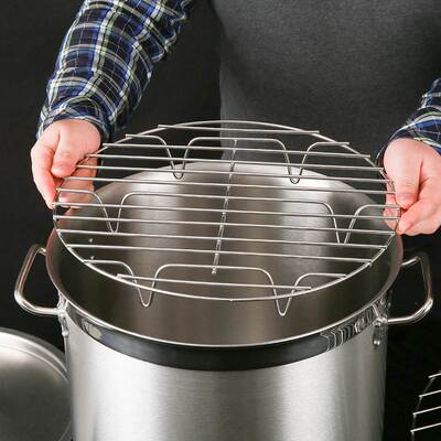Stainless steel soup bucket steaming rack, water-proof