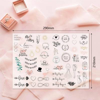 wedding stickers wedding Planning stickers 230 Pair wedding
