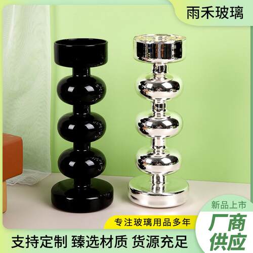Glass Candle Holder Colorful Glass Candle Holder Creative