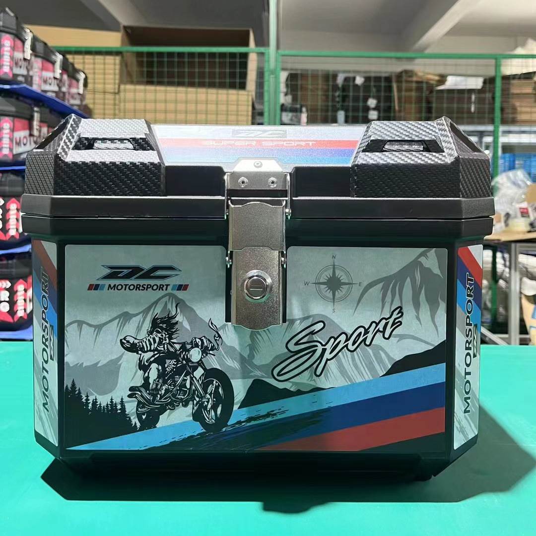 Electric car storage box motorcycle takeaway tail box