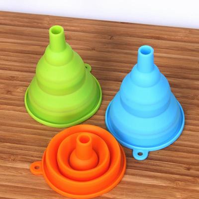Kitchen Utensils Multifunctional Silicone Telescopic Funnel