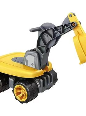 Children can ride, ride, slide, excavator, digger, child