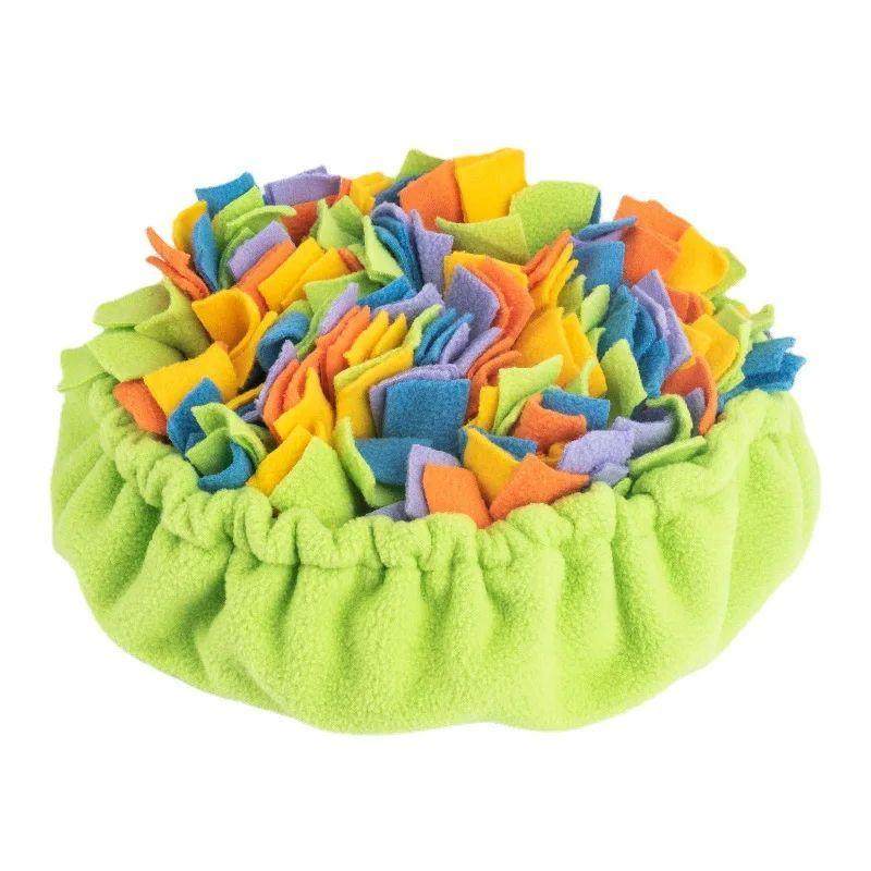 pet dog snuffle mat bag nose smell training sniffing pad dog