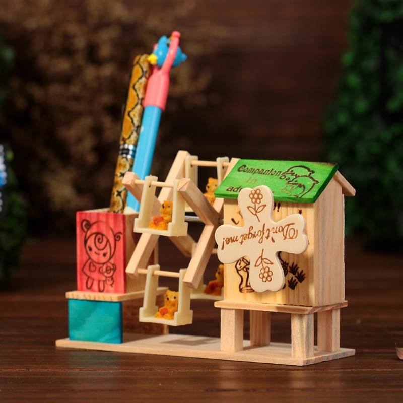 A generation of color windmill music box pastoral scenery