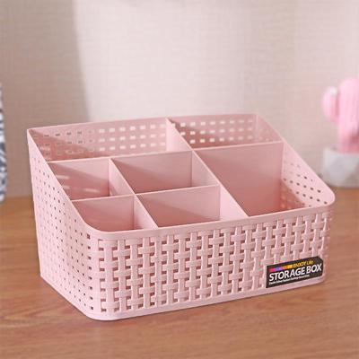 Rattan-like storage box office desktop living room bathroom