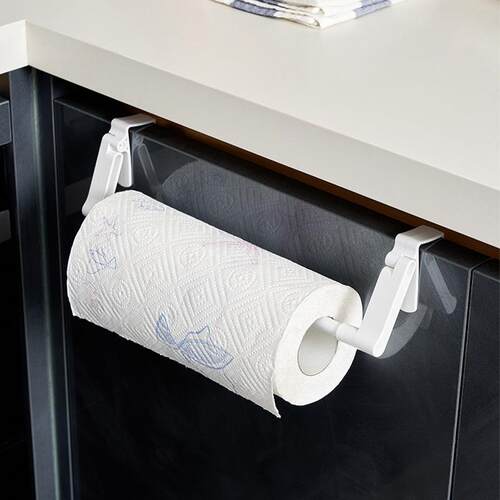 Japanese-style plastic wrap storage rack cabinet door rack