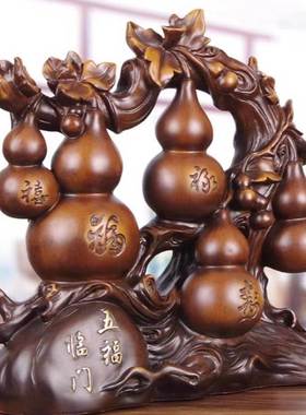 Home Living Room Entrance Wine Cabinet Pixiu Gourd