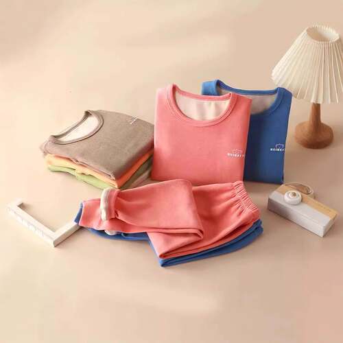 Children's underwear suit de velvet warm clothes boys