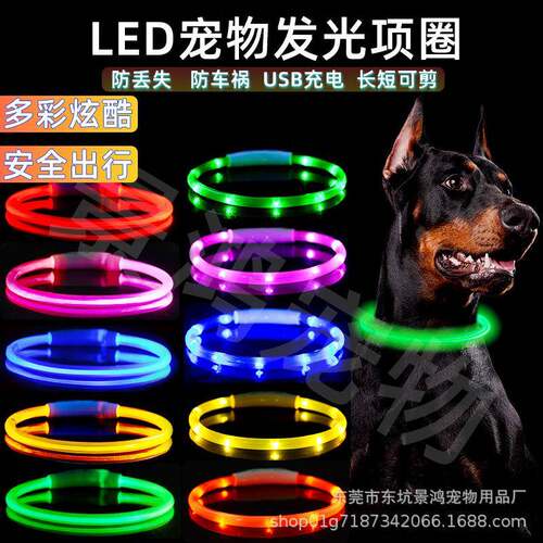 Luminous Collar Dog Collar Pet Luminous Collar Luminous