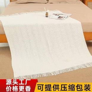 Knitted Blanket Thick Shawl Nap Office Blanket Sofa Winter