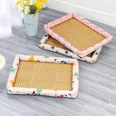 Summer cat mat summer cool rattan mat kennel dog kennel pet