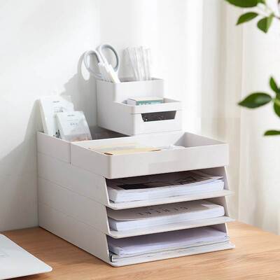 Office A4 file rack data frame file basket folder drawer