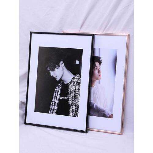 S588 aluminum alloy photo frame 38 50 thin narrow edge Star
