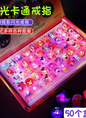 Flash Soft Glue Rng Lumnous Rng Lumnous Fnger Lght