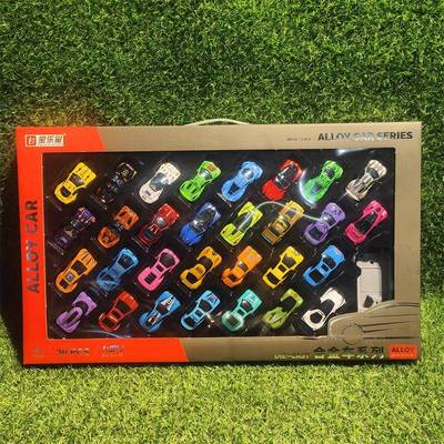 Chldren's car gft ox a varety of alloy car toy set oy