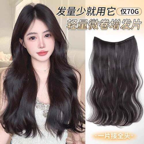 Wig for Women with Long Curly Hair, One-Piece Artificial