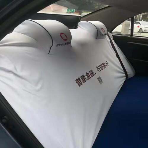 Fixed car advertising media seat seat cover bus bus taxi