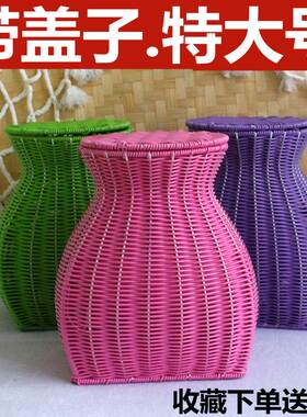 95N semi-finished product basket hand-woven plastic rattan
