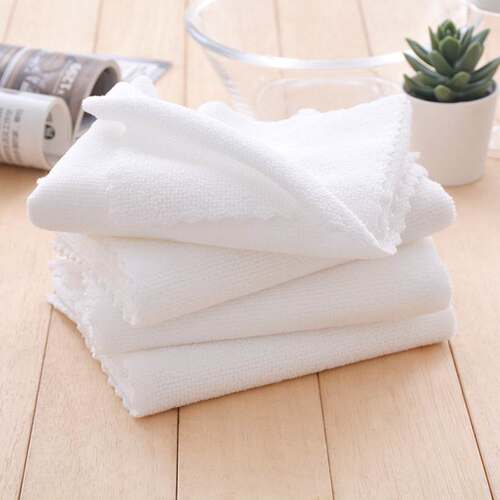 Wholesale cake room baking shop white towel absorbent