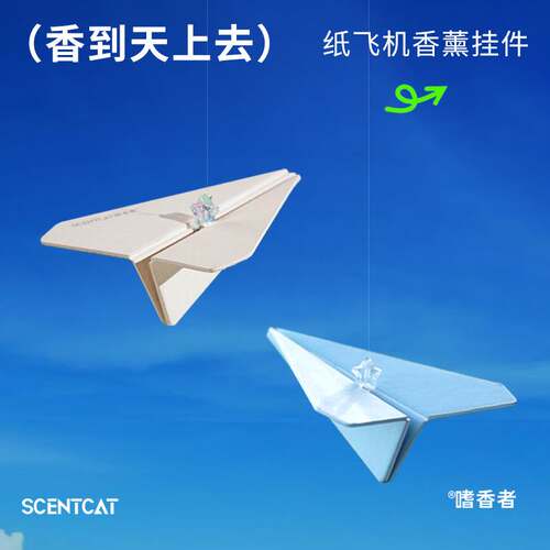 Spicers Paper Airplane Car Aromatherapy Car Pendant