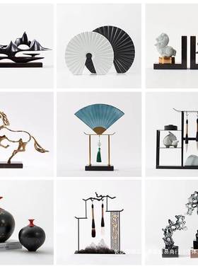 New Chinese Zen Decoration Living Room Entrance Wine