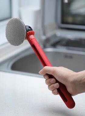 Brush pot artifact stainless steel brush dish washing brush