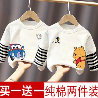 Children's Base Shirt Autumn and Winter New Western Style