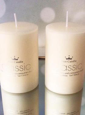 Large Candle Cylindrical Candle Birthday Candle Hotel