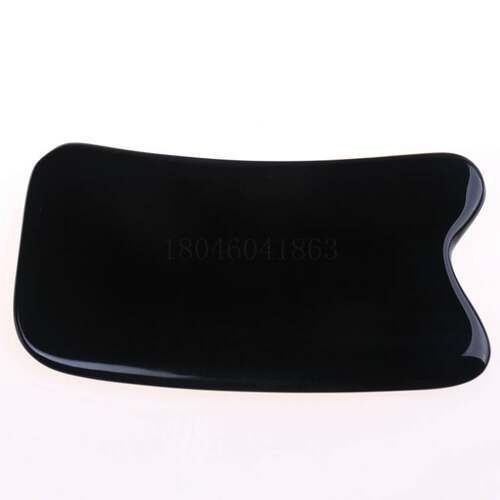 Large thick black buffalo horn scraper thick boutique