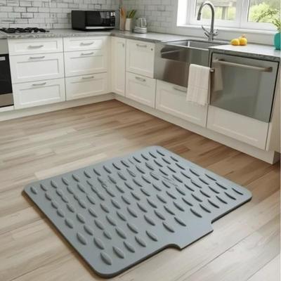 Countertop Slope Silicone Drain Mat Kitchen Anti-Scalding