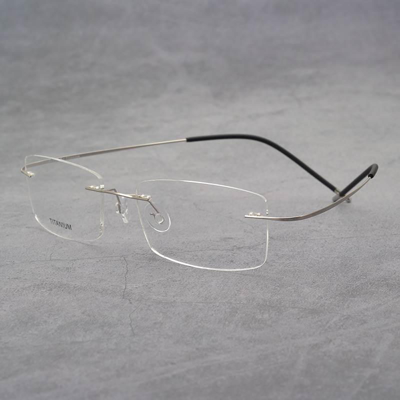 Ultra-light pure titanium men's and women's myopia glasses