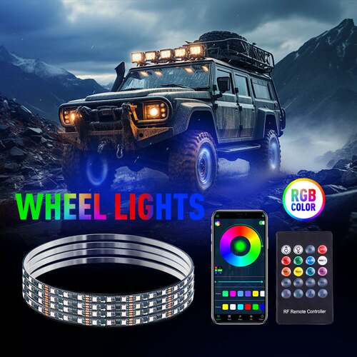 Car LED wheel lamp modified off-road beach wheel lamp