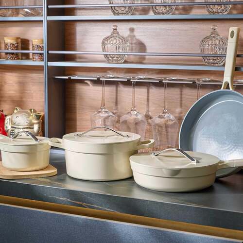 Non-stick pot suit four-piece set 16cm small milk pot 24