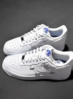 Nike Air Force 1 Low AF1四钩白蓝一号CT1990-100